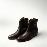 Texano in pelle moro