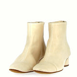 Supersoft ankle boot in tapioca leather