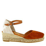 Campesina espadrille in leather suede